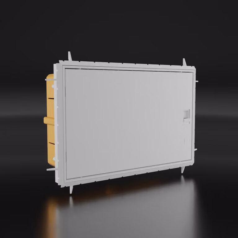 Scatola di distribuzione Quadro di distribuzione impermeabile Quadro di sottodistribuzione IP65 12 moduli Scatola portafusibili QZERO UP 990.12 M-L 0012