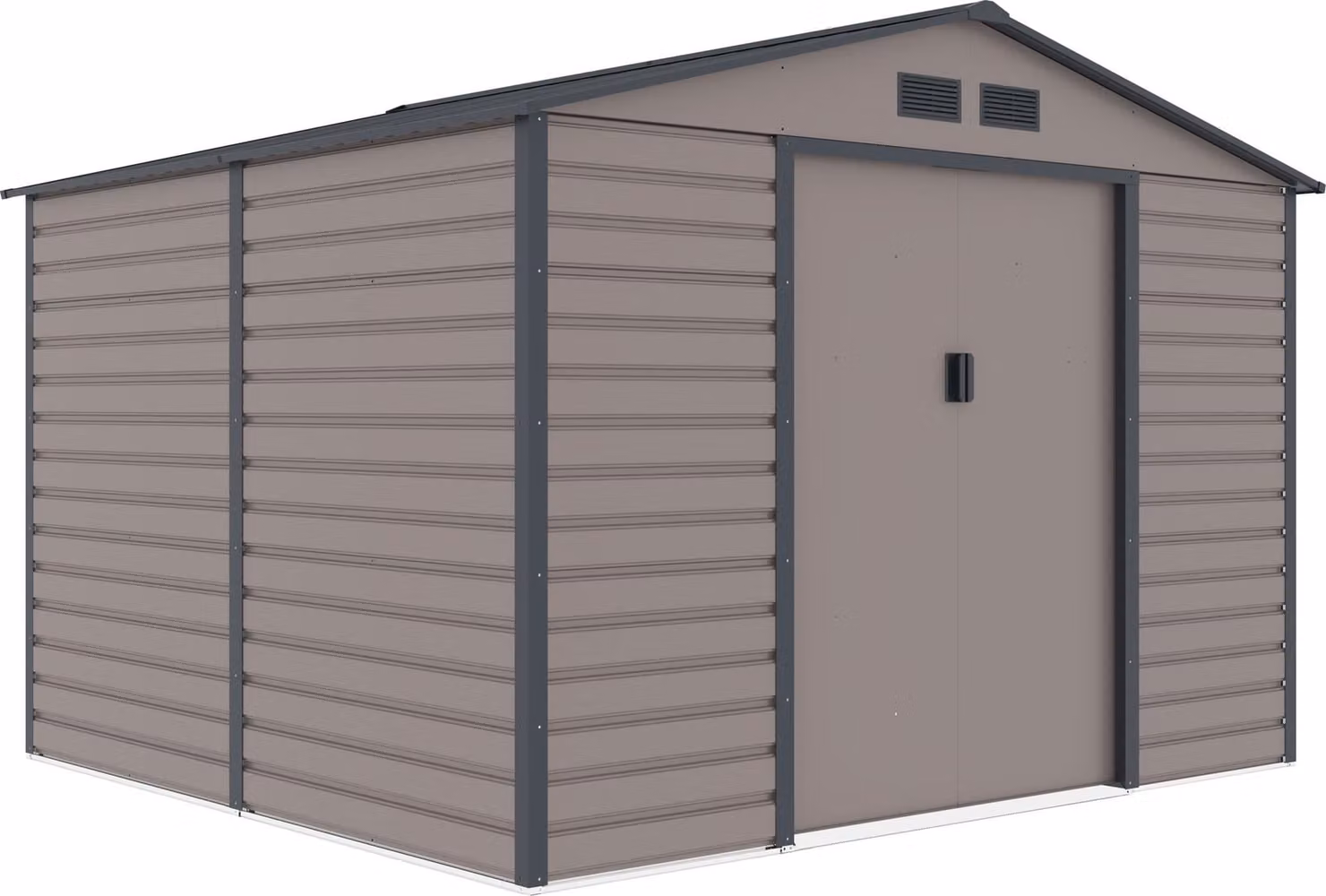 Casetta da giardino G21 GAH 407 - 213 x 191 cm, grigio
