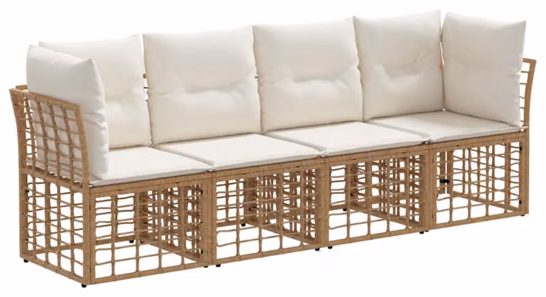 Set di divani da esterno Naturale Poliestere