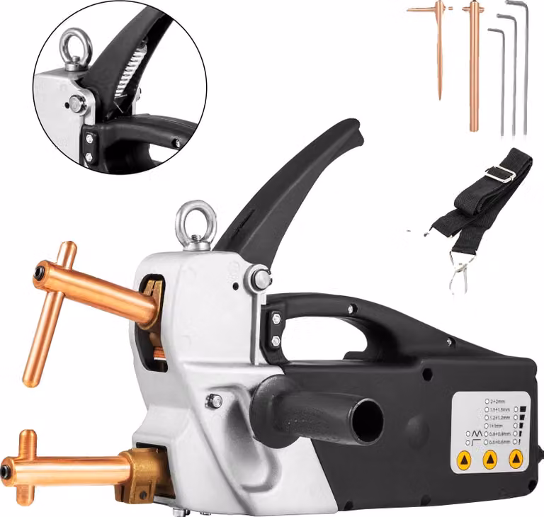 Pistola elettrica per saldatura a punti, pannello di controllo distinguibile, portatile, 400 V