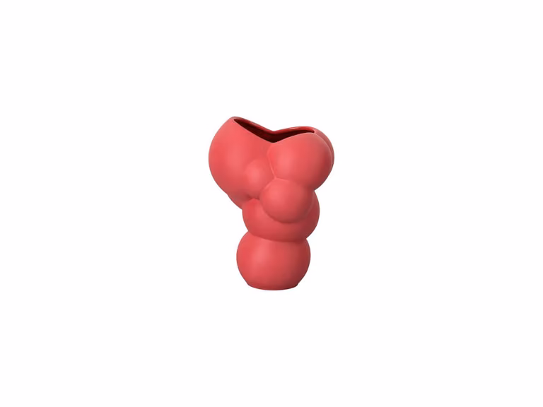 Skum Ruby Vaso - H 14 cm