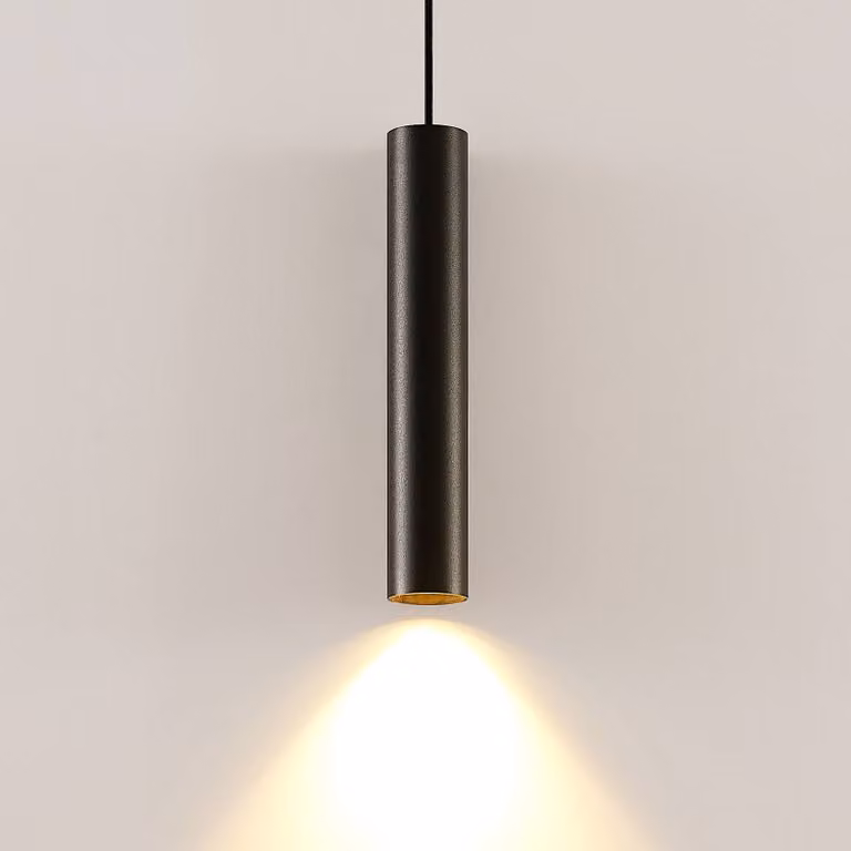 Lampada a sospensione Ejona Arcchio, dimmerabile, Nero, Corridoio, Alluminio, Moderno, Lampada a sospensione