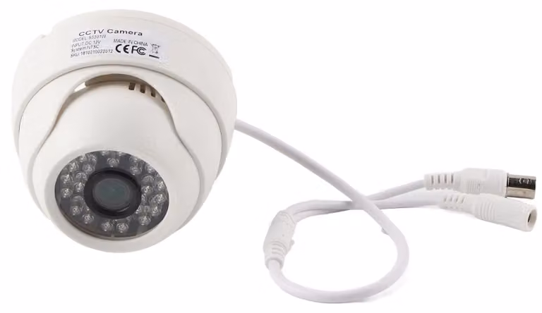 Telecamera dome HD 1080P per videosorveglianza esterna, con infrarossi, 4-in-1, telecamera TV analogica per interni/esterni, obiettivo da 3,6 mm, compatibile con standard S (NTSC)