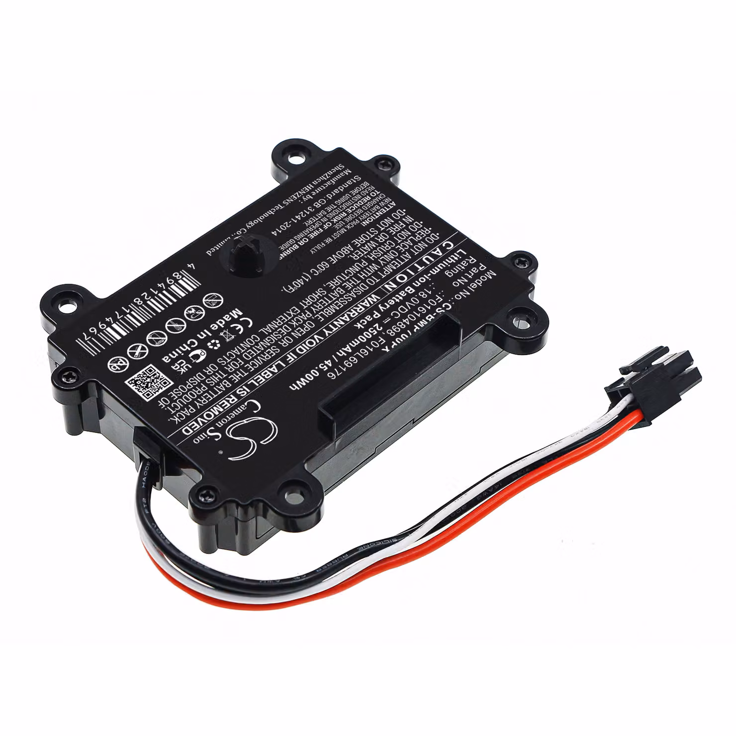 TECHTEK Batteria compatibile con [Bosch] 06008B0003, 06008B0101, 06008B0303, Indego 350, Indego 400, Indego 400 Connected, Indego M+ 700, Indego M700