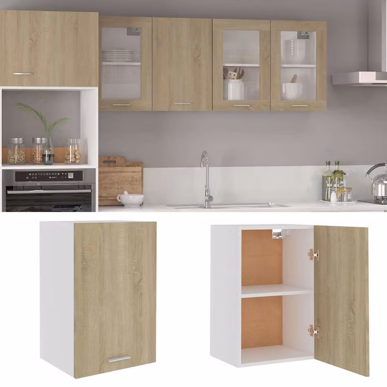 vidaXL Mobile Pensile “Lyon” Rovere Sonoma 39,5x31x60 cm