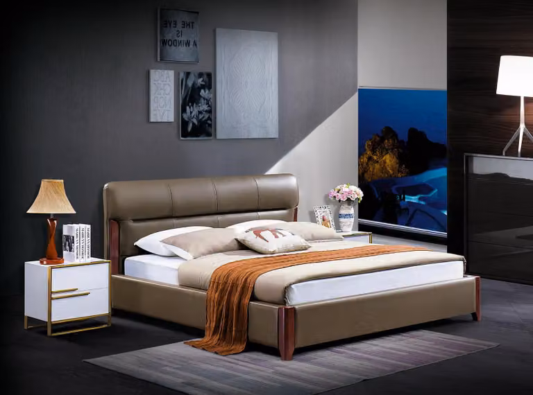 Klassisch Doppelbett Bett Ehebett Design Luxus Betten Moderne Stil Möbel 180x200