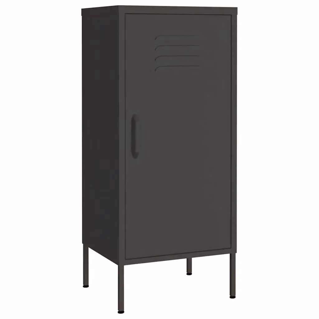 Armadietto da parete in metallo vidaXL antracite con ripiani interni e ante a battente L/P/H: 42,5 x 35 x 101,5 cm – 2