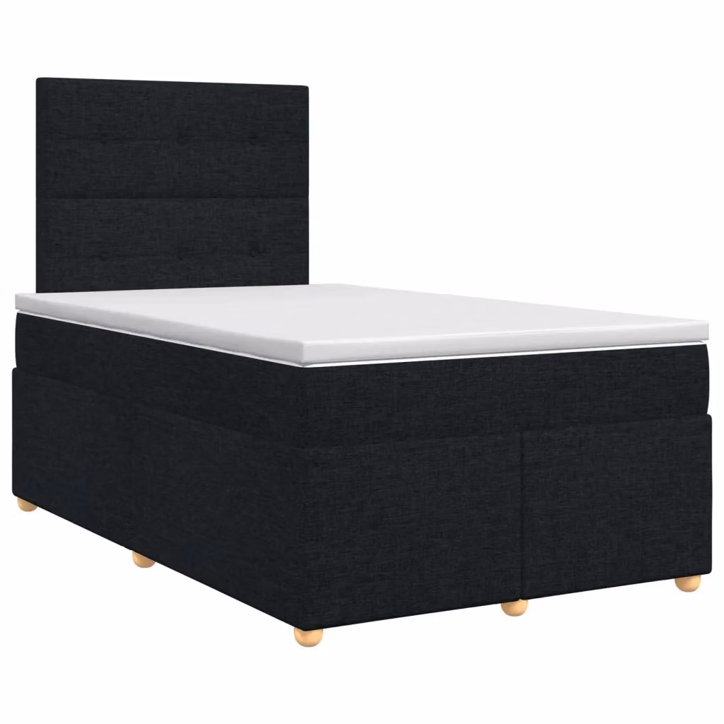 Letto box spring con materasso ibrido vidaXL Nero L/P: 120 x 200 cm – 2