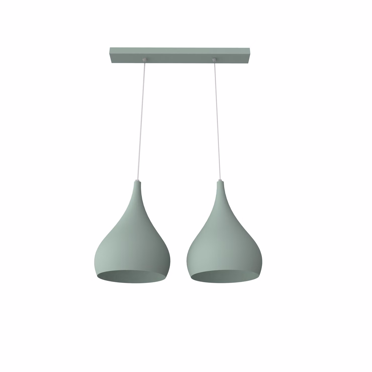 Lampada A Sospensione Calice Lineare X2 Monocolore Opaca