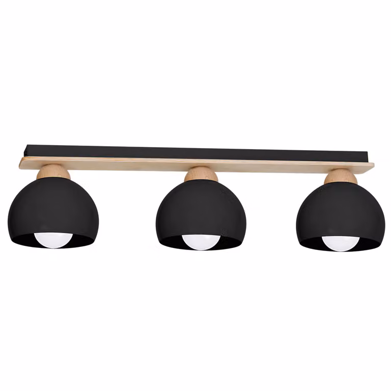 Lampada plafond a LED Milagro DAMA MLP6560 nero