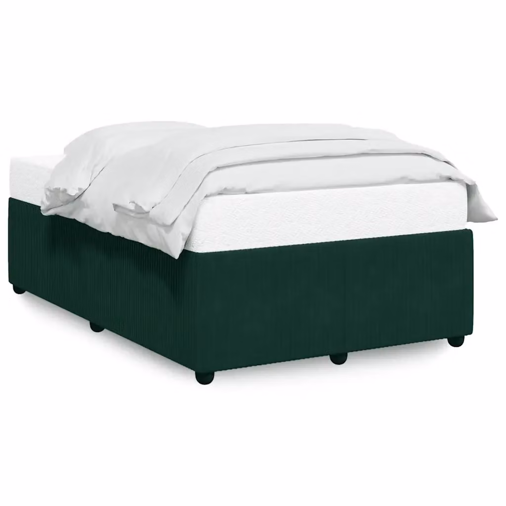 Giroletto vidaXL in Velluto Verde con Listelli in Legno L/P/H: 120 x 200 x 190 cm – 2
