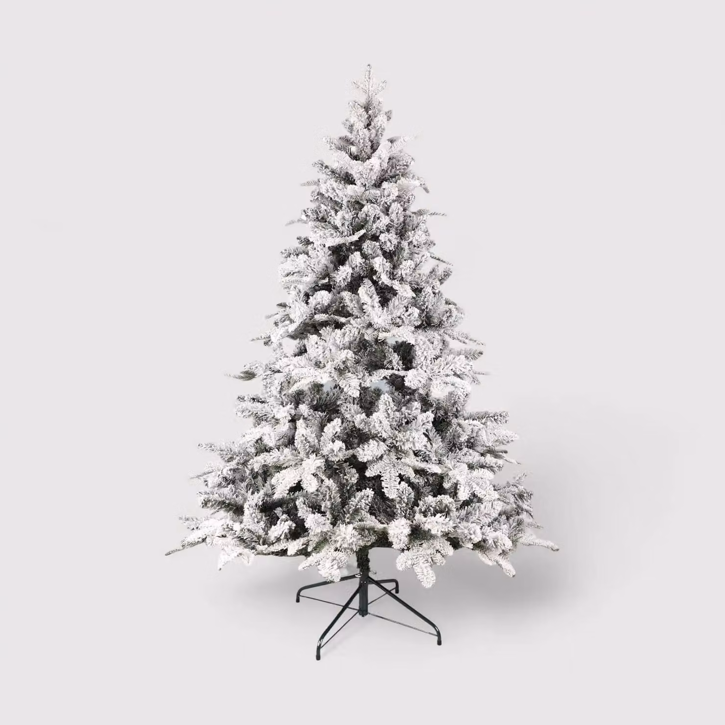 Disten - Albero di natale innevato grande e folto H 210 cm