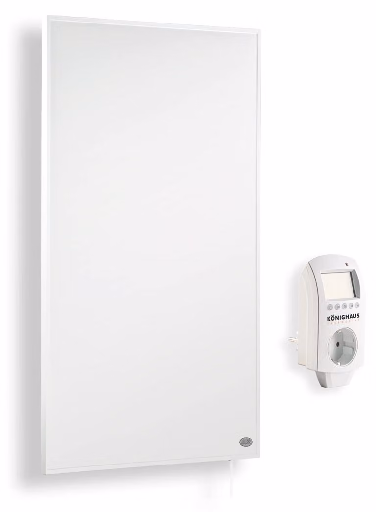 Pannello radiante a infrarossi da parete - Potenza: 600 Watt - Dimensioni: 60 x 100 cm - Per uso interno