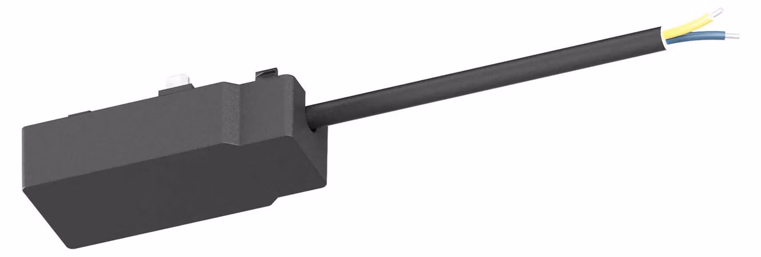 ARELUX XTINY - Connettore di alimentazione da incasso/a superficie, 48V DC, grado di protezione IP40 - Nero