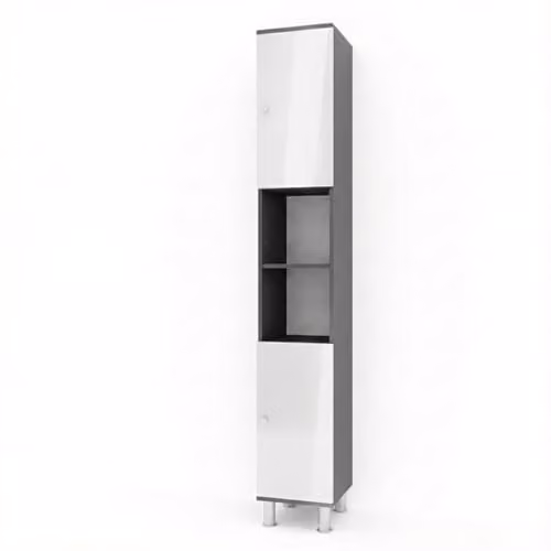 Vicco Mobile bagno alto Fynn, Antracite, 30 x 190 cm