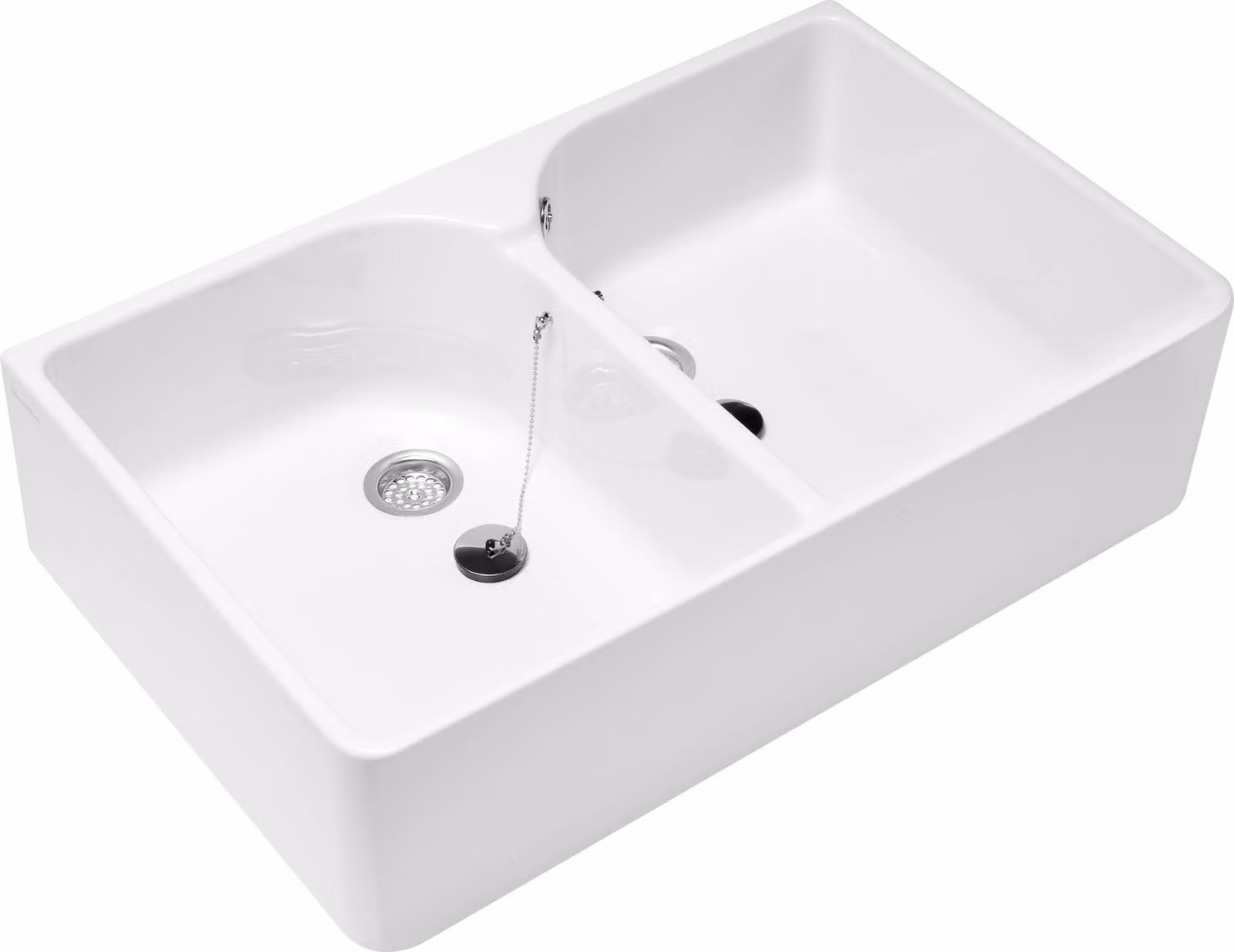 Villeroy & Boch 633100R1: Lavello a due vasche O.novo, dimensioni 220x795 mm
