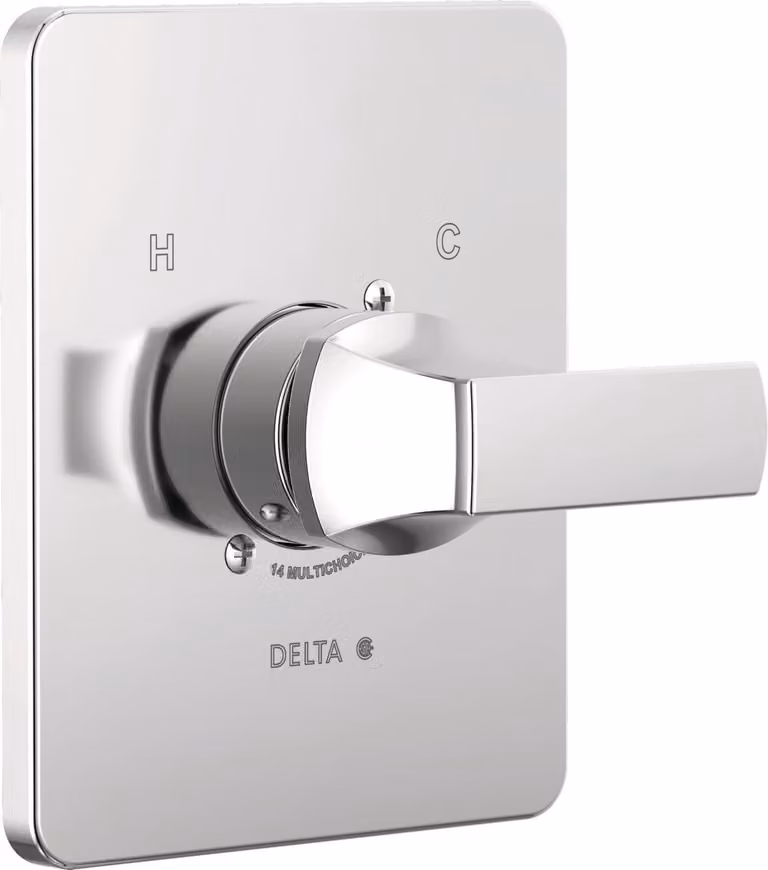 Set di rivestimento per valvola doccia monocomando Delta Faucet Velum 14, include il miscelatore
