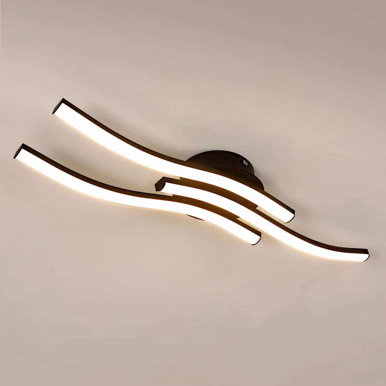 Comley, plafoniera LED moderna, 20W, 2050LM, lampada da soffitto LED a 3 luci