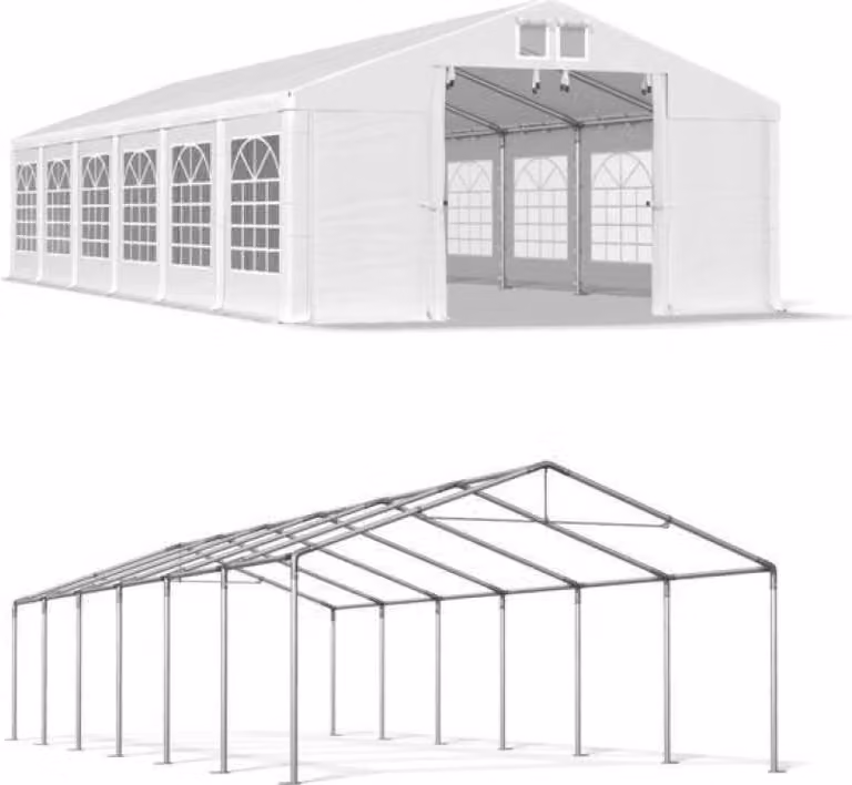 Tenda estiva 6x12 Bianco SUMMER ISD