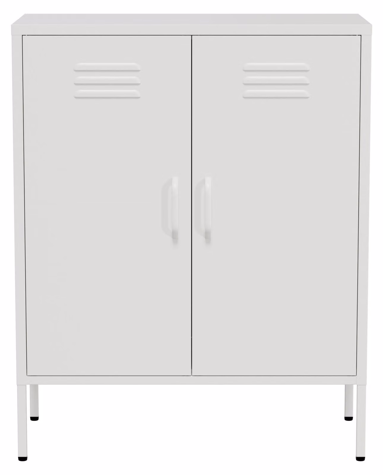 Lendo Online Sideboard Metallo 80x40x100 cm Bianco