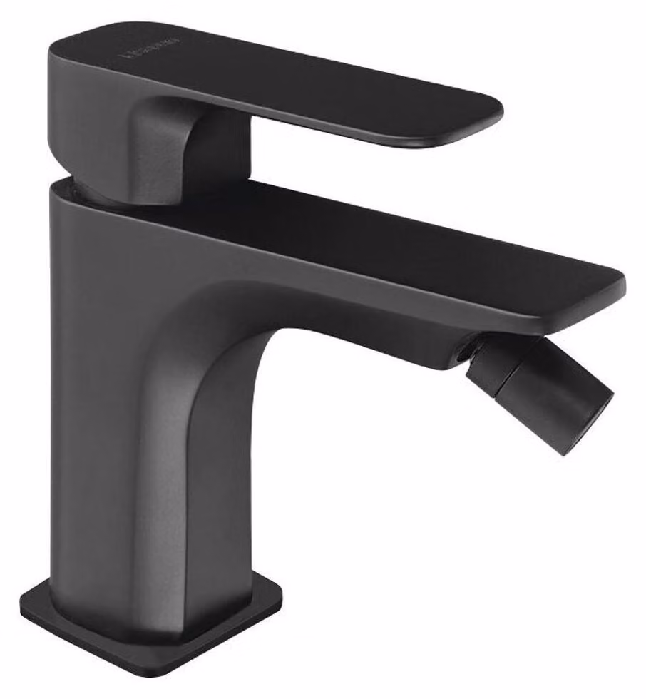 Sapho Spy - Miscelatore per bidet a parete senza scarico, nero opaco PY03/15
