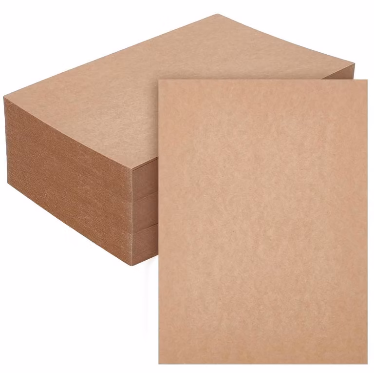 100 fogli di cartoncino Kraft, 450 g/m², formato 30 x 21 cm, ideali per scrapbooking e progetti fai-da-te