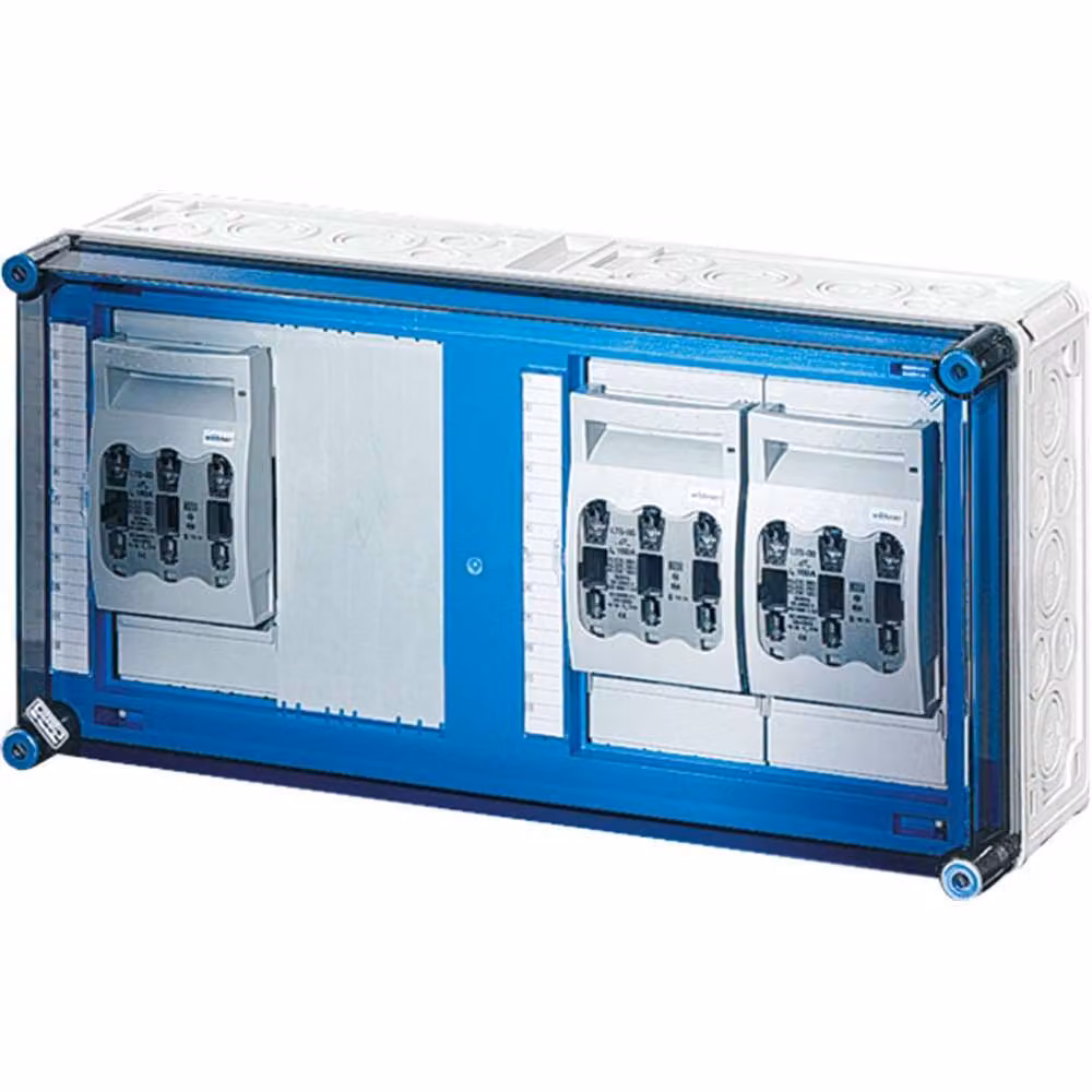 Alloggiamento fusibili Hensel 3x NH00 Mi 6436