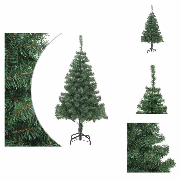 vidaXL Albero di Natale artificiale con supporto 180 cm 564 rami - Alberi di Natale