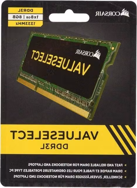 Memoria RAM Crucial DDR3 da 8GB 1333MHz CMSO8GX3M1C1333C9 Verde