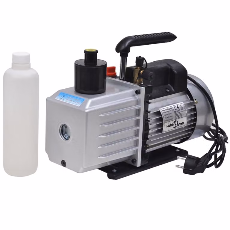 vidaXL Camera a vuoto con pompa a 2 stadi 5,5 L