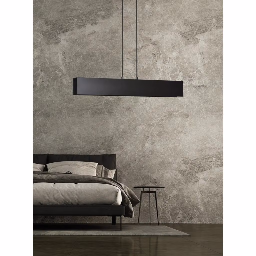 Lampadario a sospensione moderno Chong di Luceart-Classic in metallo nero con 3 luci in stile industriale – 2