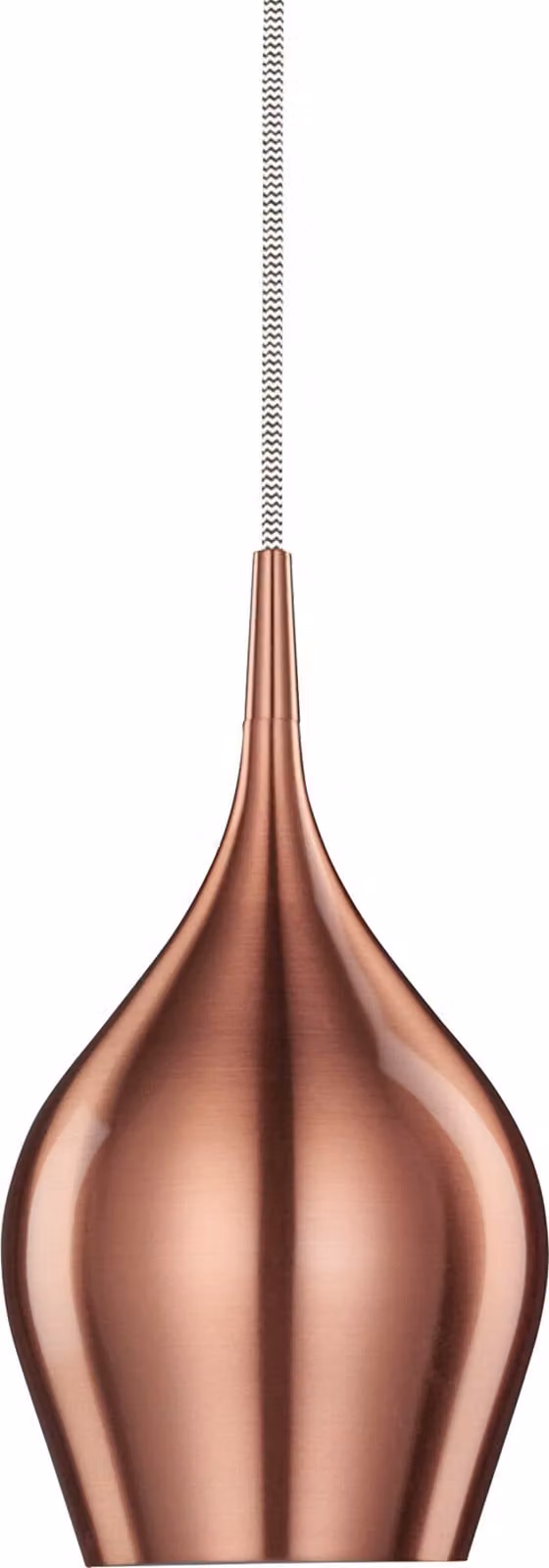 Lampadario Contemporaneo Vibrante Alluminio Rosa 1 Luce E14