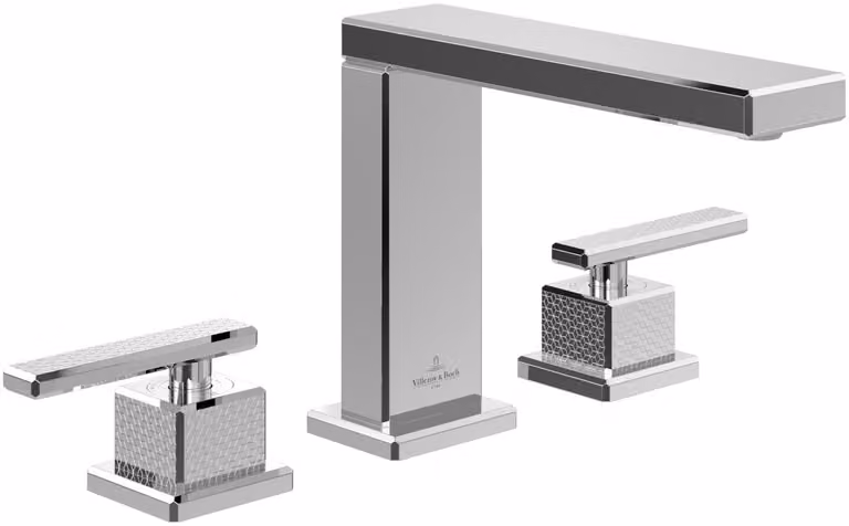 CASA39 Villeroy & Boch Mettlach Rubinetto lavabo bagno 3 fori TVW12600200061