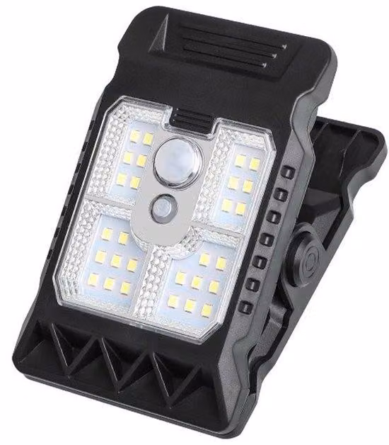 Lampade LED solari con sensore di movimento per uso esterno, ideali per campeggio, giardino, impermeabili, con tecnologia COB, portatili, adatte per terrazza, sicurezza, scale, ingressi, recinzioni da giardino