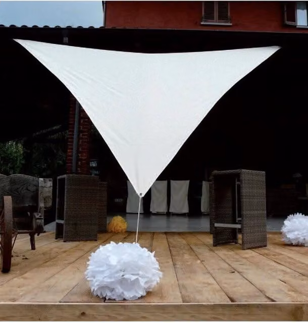 Vela ombreggiante Manta - 500 x 500 x 500 cm - Ecru