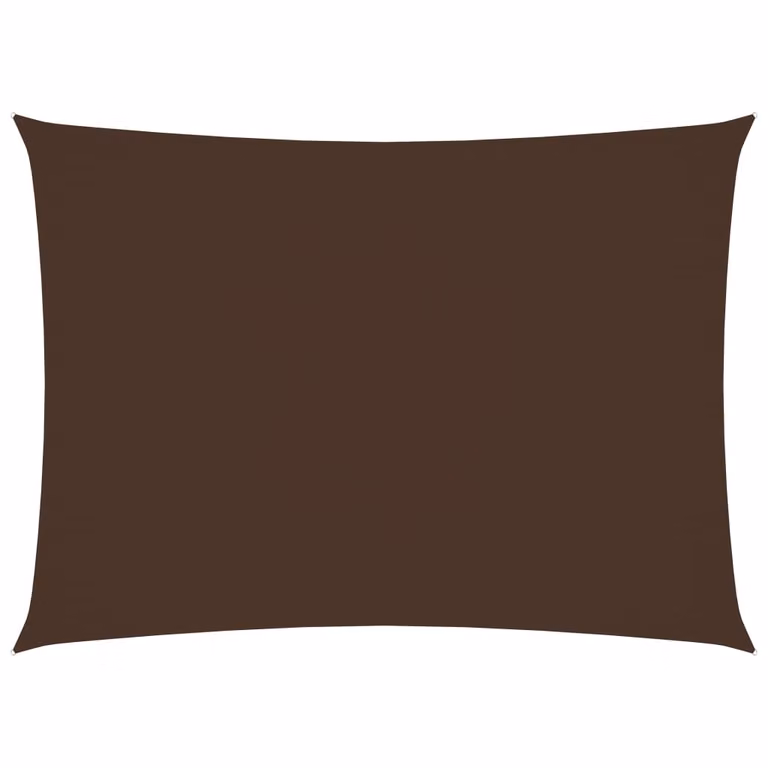 Parasole a Vela Oxford Rettangolare 2x3,5 m Marrone