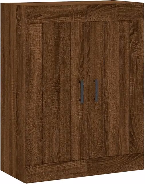 Elegante pensile dal design senza tempo 69,5 x 34 x 90 cm realizzato in legno composito di rovere marrone 02_0048923