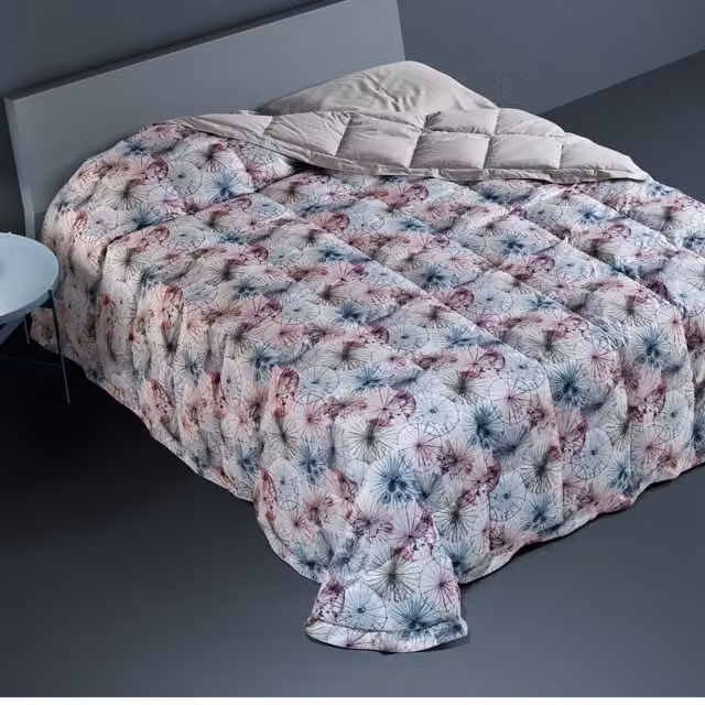 Trapunta in piuma DaunenStep Contemporanea 14052A multicolore per adulti, termoregolatrice e traspirante per l'inverno – 1