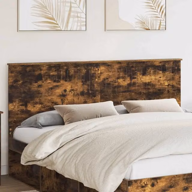 Testiera-Testata-Testiera Decorativa Rovere fum¨¦ 180 cm Legno multistrato 537844