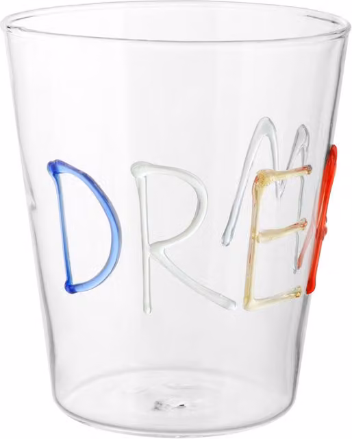 Bicchiere acqua dream in vetro borosilicato, da 380 ml