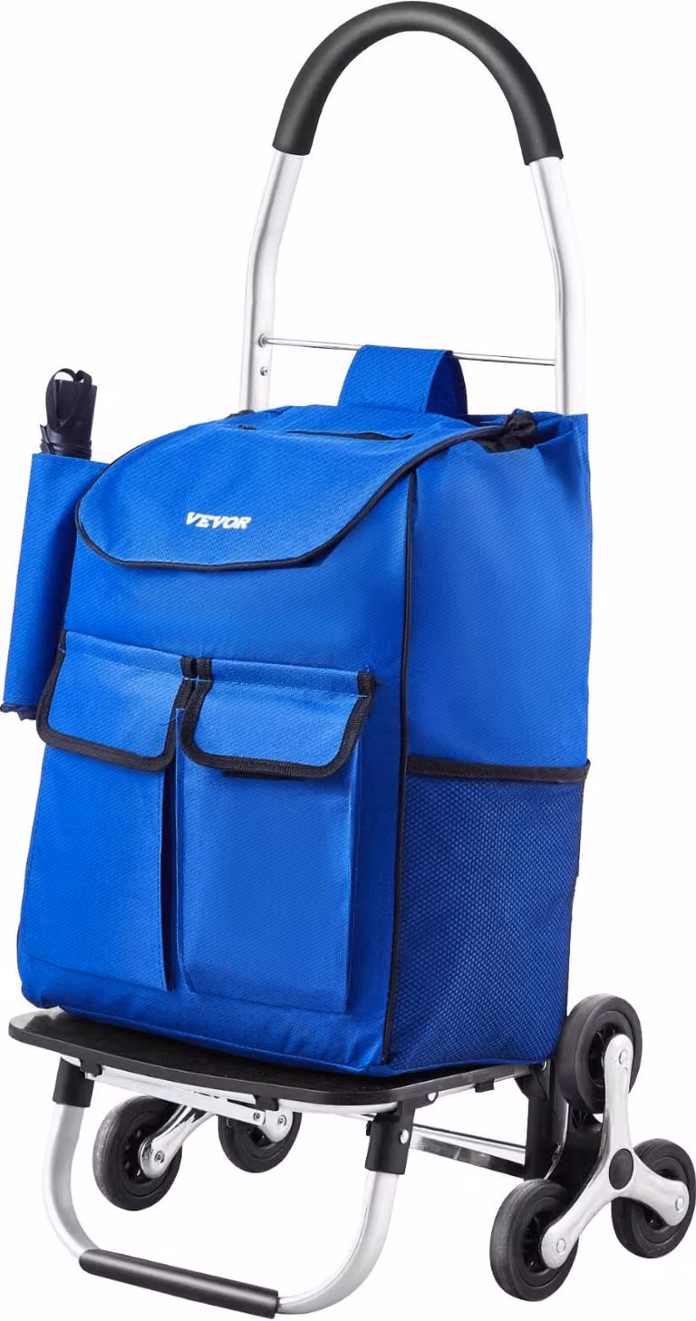 Carrello per trasporto sacchi carrello pieghevole carrello di carico pieghevole 445x375x990mm