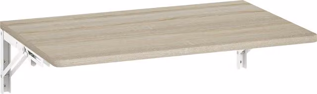 HOMCOM Scrivania da Parete Pieghevole, Scrivania per Computer a Parete con Angoli Arrotondati Salvaspazio per Casa e Ufficio Cucina, 60x40 cm, Rovere   Aosom Italy
