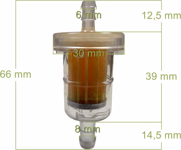 Filtro benzina per Honda GX620 GX670 GXV270 GXV340 GXV390 GXV610 / 16910-ZE8-005