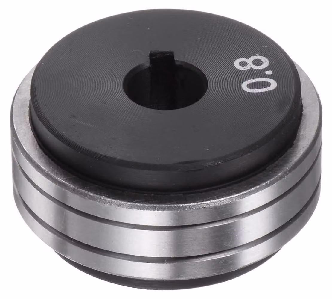 Rullo di spinta per saldatrice MIG, dimensioni 40 mm x 10 mm x 20 mm, con scanalatura a U