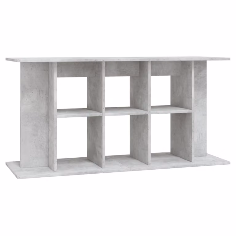 Supporto per acquario in cemento grigio 120x40x60 cm in legno ingegnerizzato