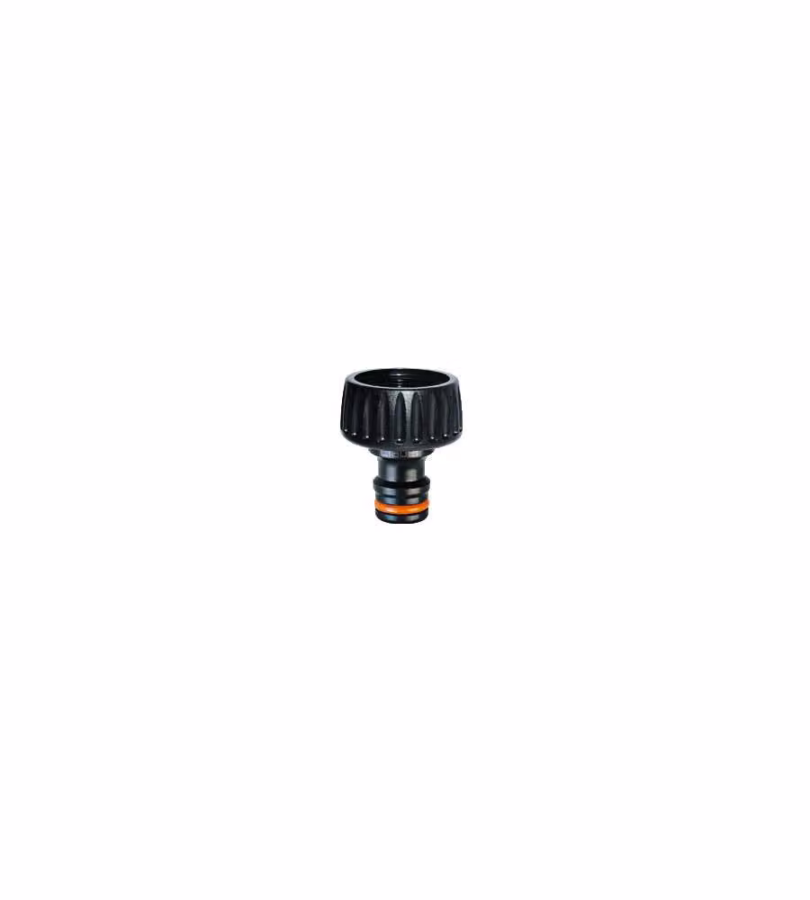 Claber Presa Rubinetto 3/4" Nero - Raccordo con Guarnizione di Tenuta