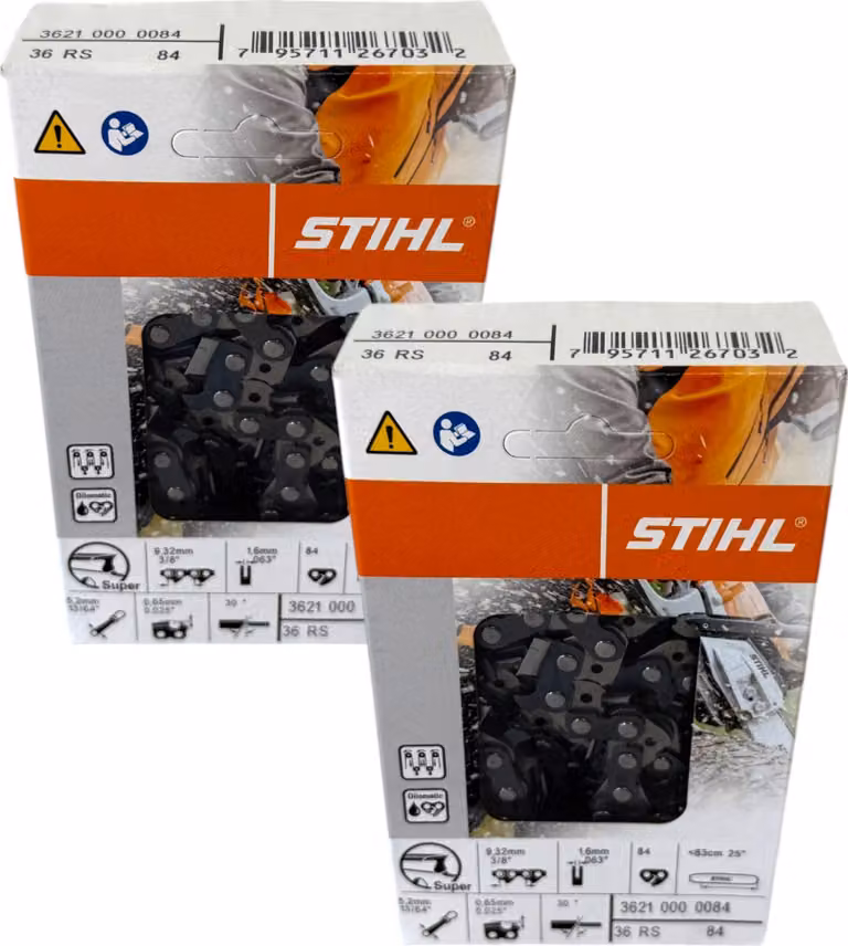 Catena Stihl 2x 3/8" Rapid Super (RS) 63 cm 3/8" 1,6 mm 2 pezzi ( 2x 36210000084 )