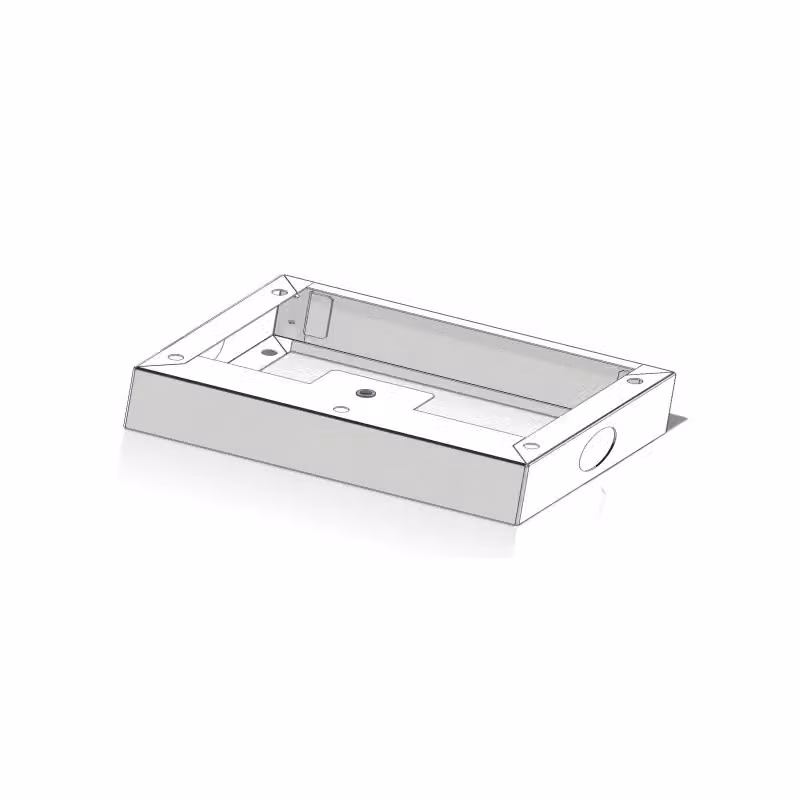 Base di supporto ABN per parete S, SP, altezza 80 mm, larghezza 300 mm U108