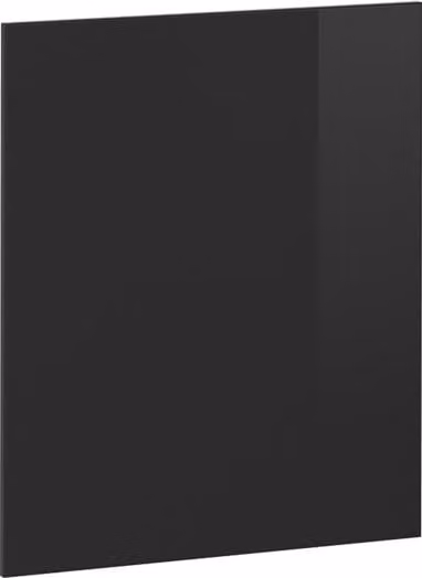 Frontale cucina Vicco R-Line Nero lucido 59.6 x 71.3 cm frontale del mobile per mobile forno a mezza altezza, Model 40926