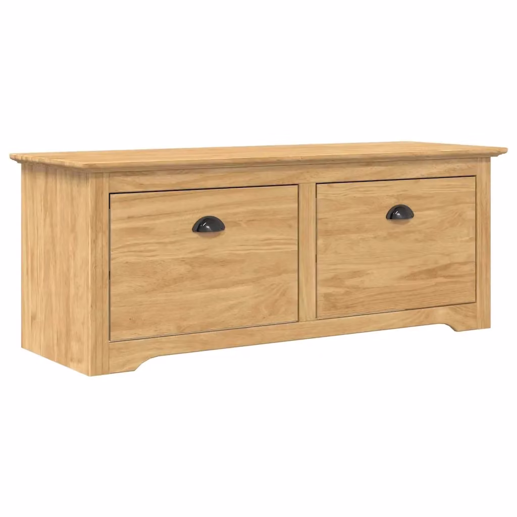 Panchina per corridoio e soggiorno vidaXL BODO Marrone, L 114 x P 40 x H 50 cm – 2